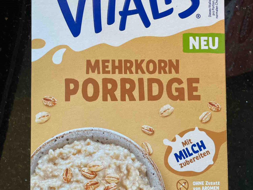 Vitalis Mehrkorn Porridge, mit Milch 1,5% zubereitet von Marleo2 | Hochgeladen von: Marleo2022