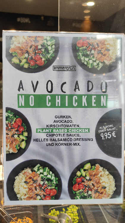 Avocado No-chicken, Bowl von stefaniemohr1429 | Hochgeladen von: stefaniemohr1429
