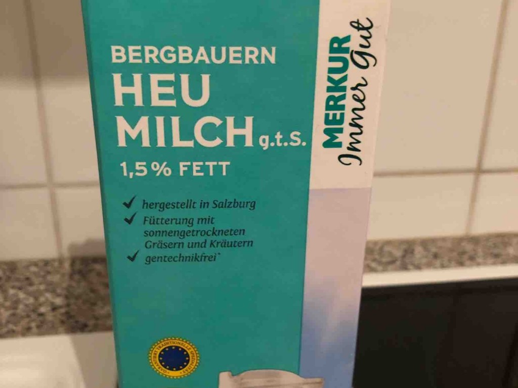 Bergbauern Heumilch, 1,5% Fett von brigittezweng226 | Hochgeladen von: brigittezweng226