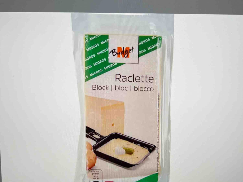 Raclette - Block, M-Budget von BJP | Hochgeladen von: BJP