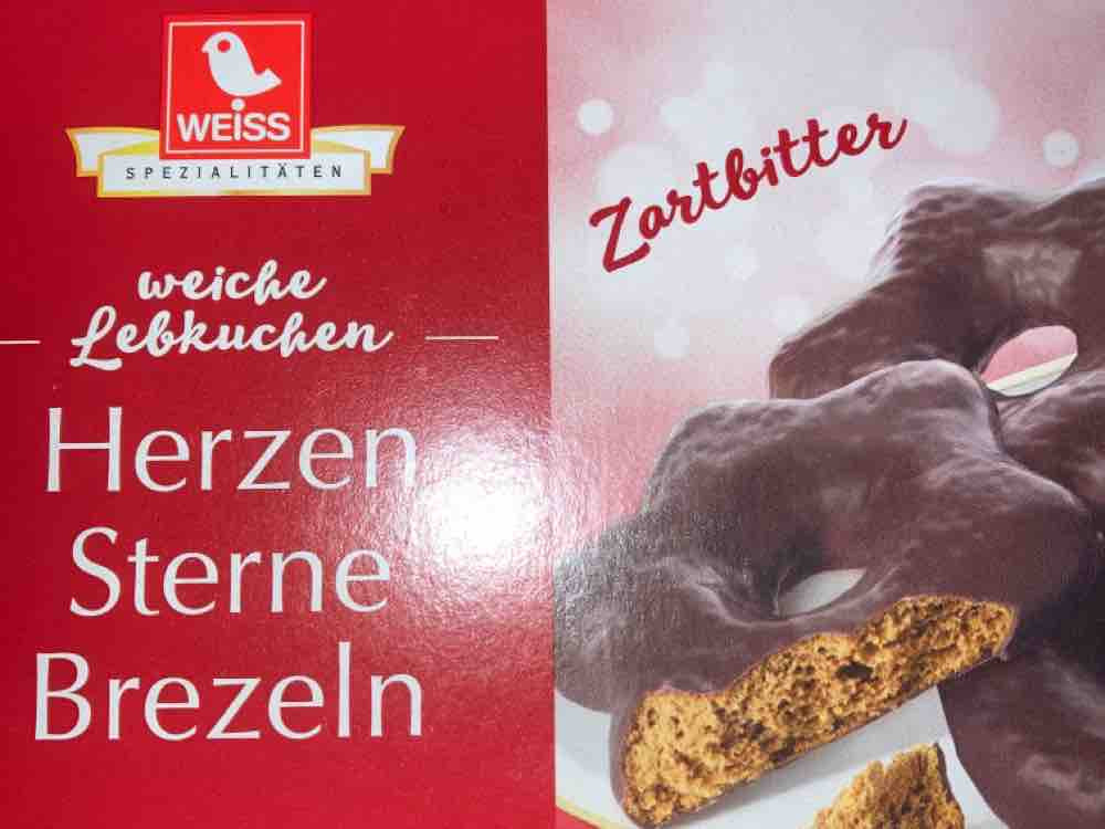 Weiss, Weiche Lebkuchen, Herzen Sterne Brezeln, Zartbitter Kalorien ...