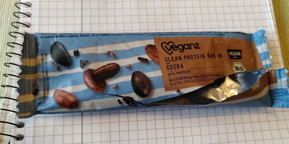 veganz clean protein bar 30, cocoa von ddwolle | Hochgeladen von: ddwolle