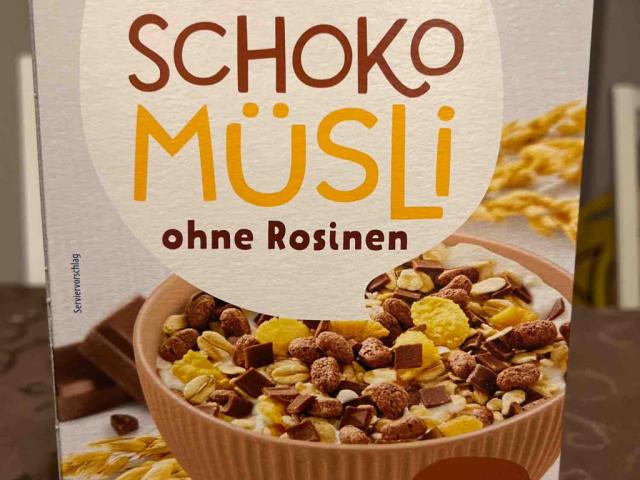 Schoko-Müsli ohne Rosinen, 25% Schokoladenanteil von Kiwisa | Hochgeladen von: Kiwisa