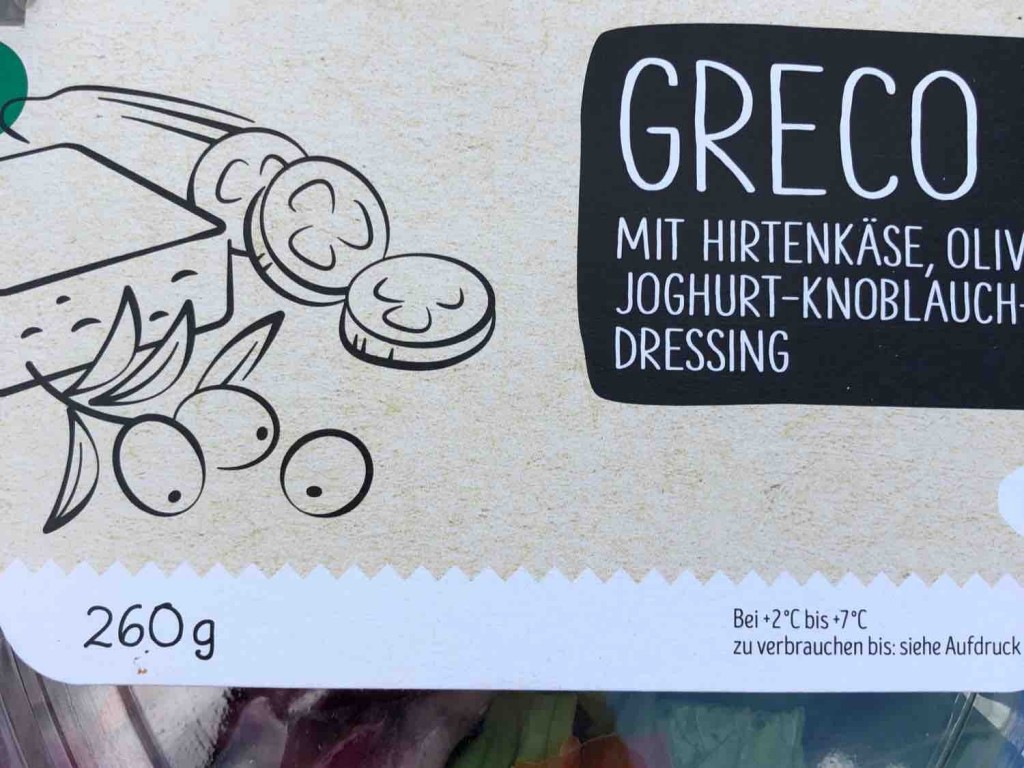 Greco Salat mit Hirtenkäse, Oliven, Joghurt-Knoblauch Dressing v | Hochgeladen von: ffddb