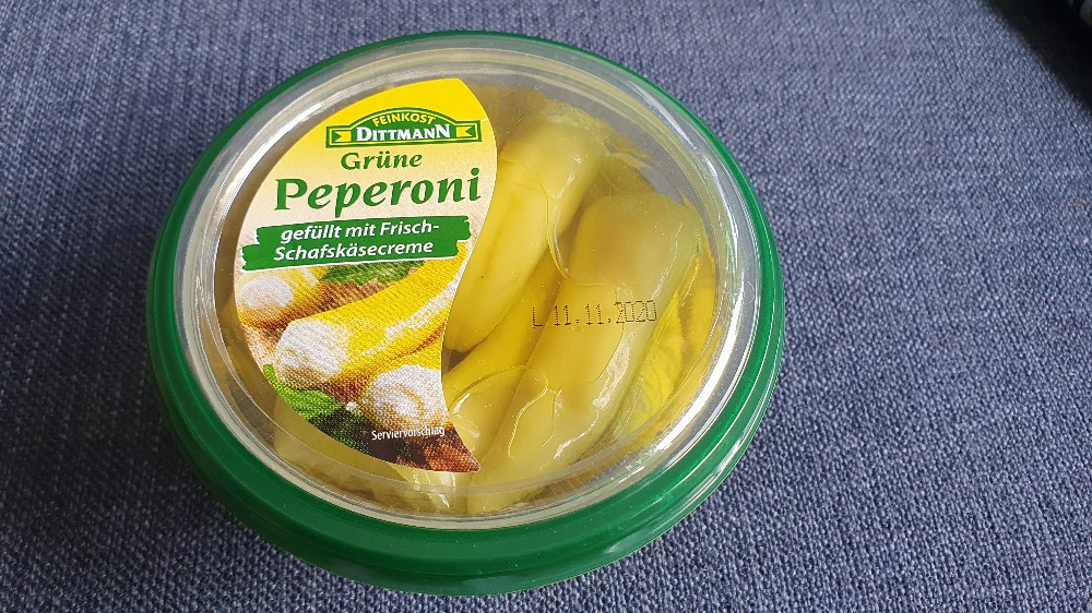 Feinkost Tillmann - Grüne Peperoni, gefüllt mit Frisch-Schafskäs | Hochgeladen von: Janny1977