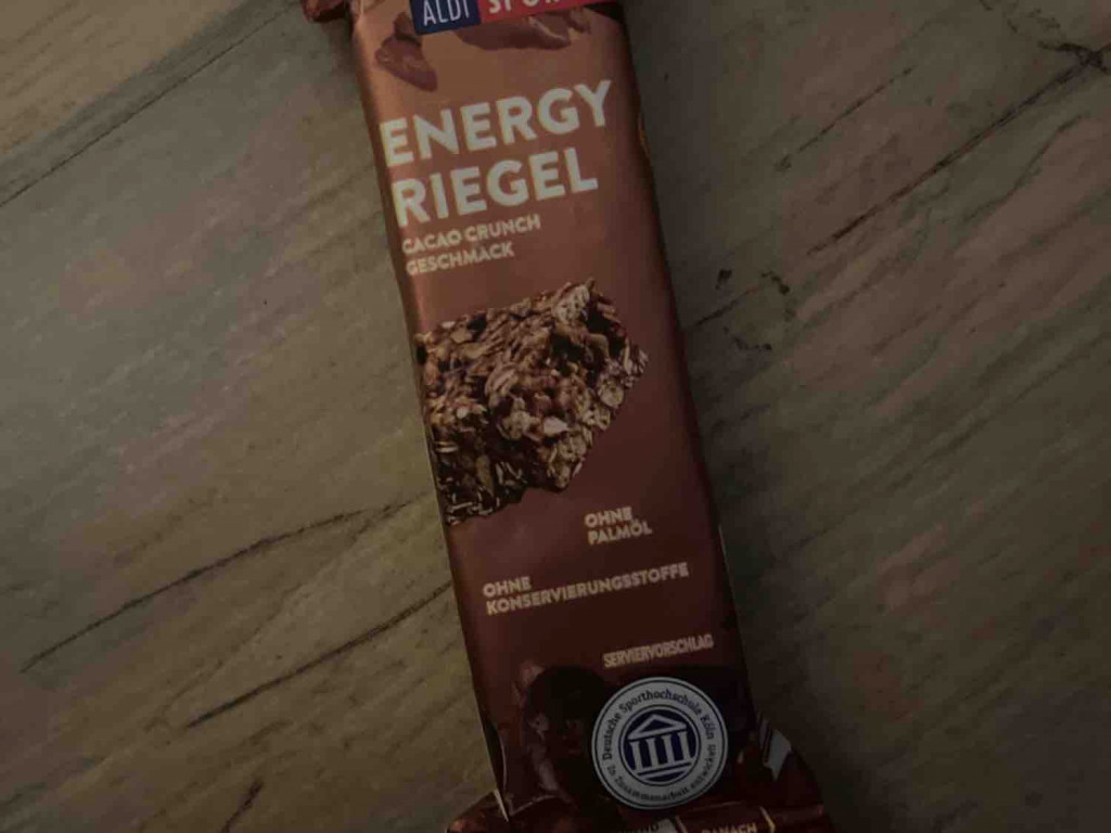 Energy Riegel (40 Gramm), Cacao Crunch Geschmack von Duddijo | Hochgeladen von: Duddijo
