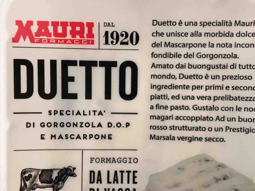 Mauri Duetto gorgonzola & mascarpone von Reblstef | Hochgeladen von: Reblstef