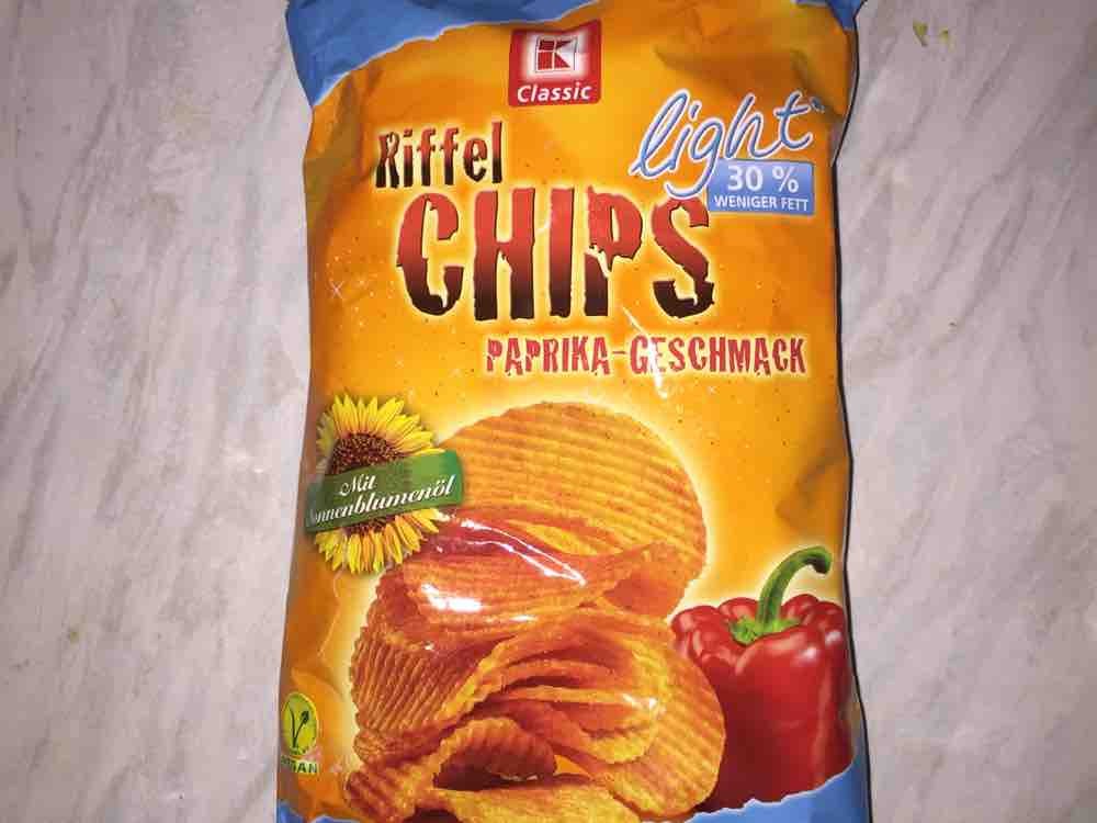Riffel Chips light, Paprika Geschmack  von tjacelinaa | Hochgeladen von: tjacelinaa