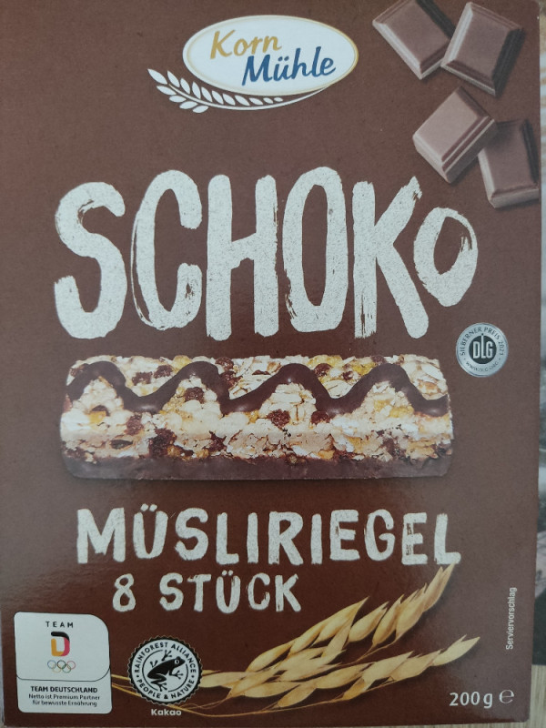 Kornmühle, Schoko Müsliriegel Kalorien - Neue Produkte - Fddb