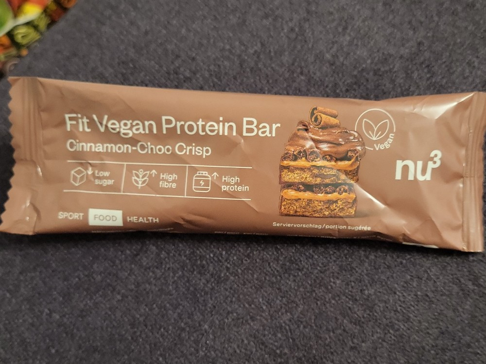 nu3 Fit Vegan Protein Bar Cinnamon-Choc Crisp von Kezzy6 | Hochgeladen von: Kezzy6