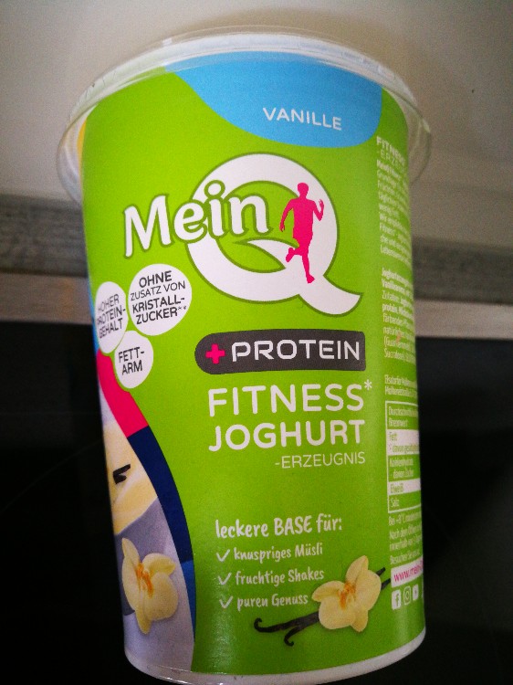 MeinQ +protein Fitness Joghurt-Erzeugnis, Vanille von Neina | Hochgeladen von: Neina