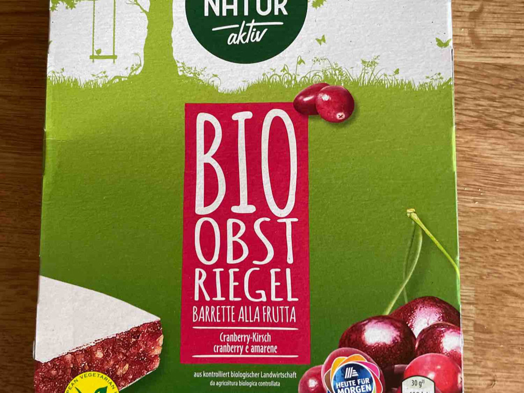 Nature aktiv Bio Obstriegel Cranberry-Kirsch, vegetarisch von Sa | Hochgeladen von: SabrinaD99