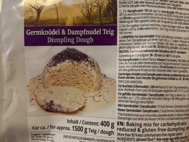 Germknödel & Dampfnudel Teig by Hamsti89 | Uploaded by: Hamsti89