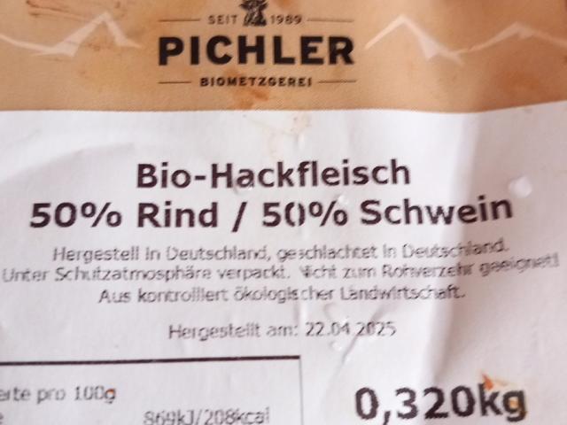 Pichler Bio Hackfleisch 50%Rind,50%Schwein von RosaRot29102019 | Hochgeladen von: RosaRot29102019 Pichler Bio Hackfleisch 50%Rind,50%Schwein von RosaRot29102019 | Hochgeladen von: RosaRot29102019