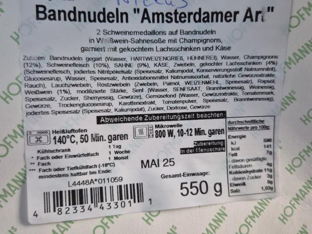 Bandnudeln Amsterdamer Art von Niclas W. | Hochgeladen von: Niclas W.