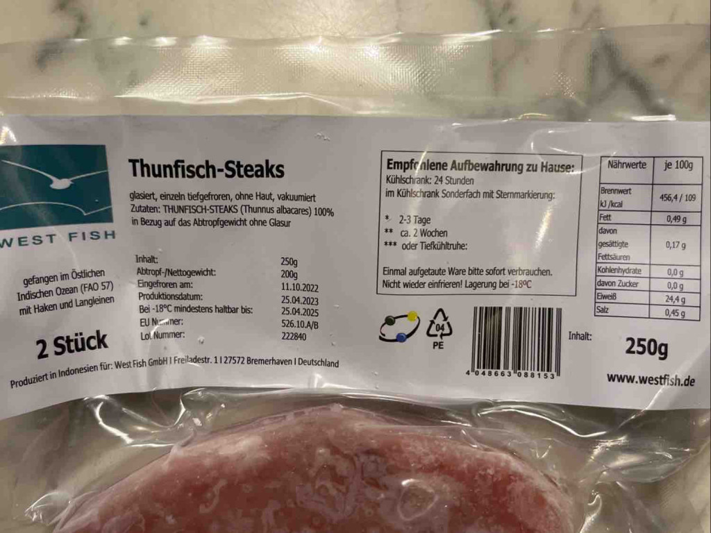 Thunfisch-Steaks, WEST FISH von StarDreck | Hochgeladen von: StarDreck