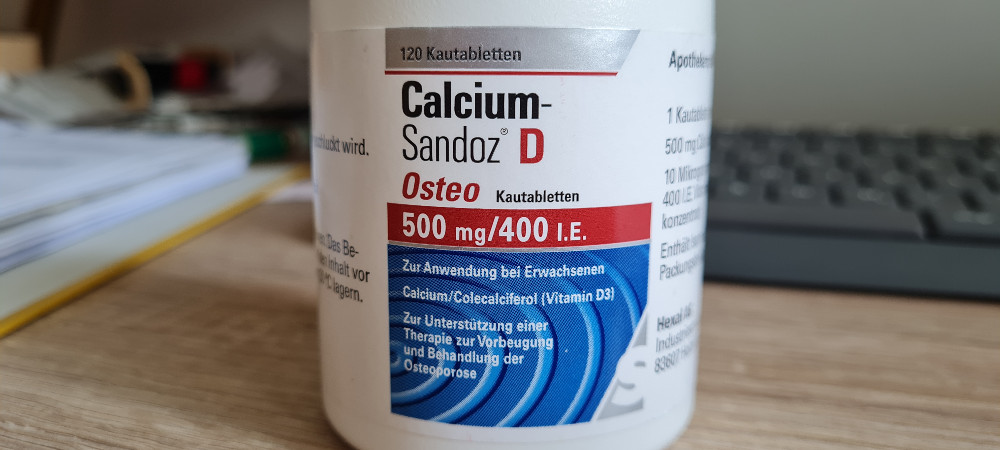 Calcium Sandoz D osteo 500mg/400i.E., Kautabletten von Plaisiere | Hochgeladen von: Plaisiere