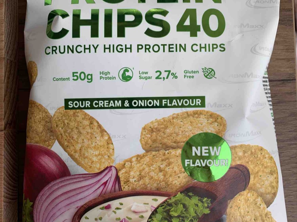 Protein Chips 40 Sour Cream & Onion Flavour von Reiuksa | Hochgeladen von: Reiuksa