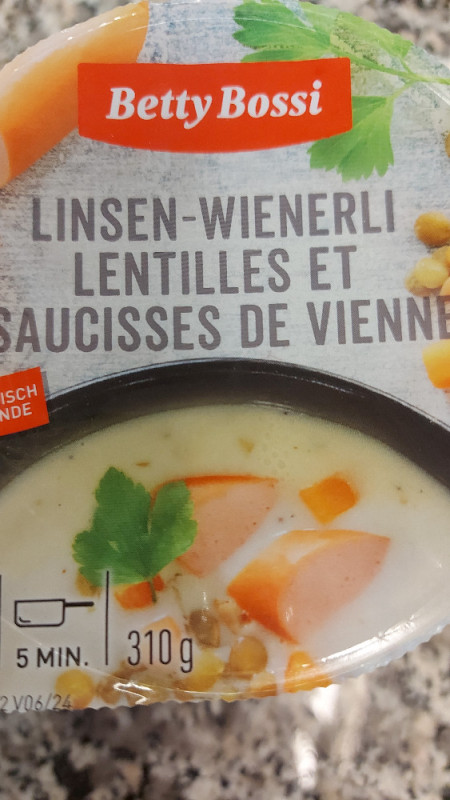 Linsensuppe, Wienerle von Briwo | Hochgeladen von: Briwo