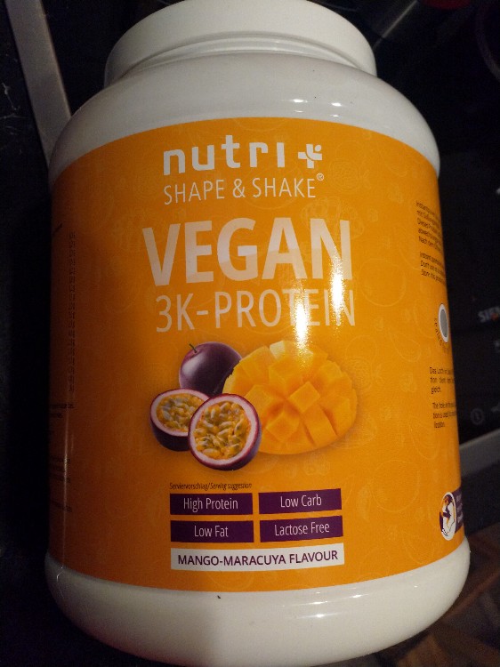 vegan 3k-Protein Mango-Maracuya Flavour von Katea | Hochgeladen von: Katea