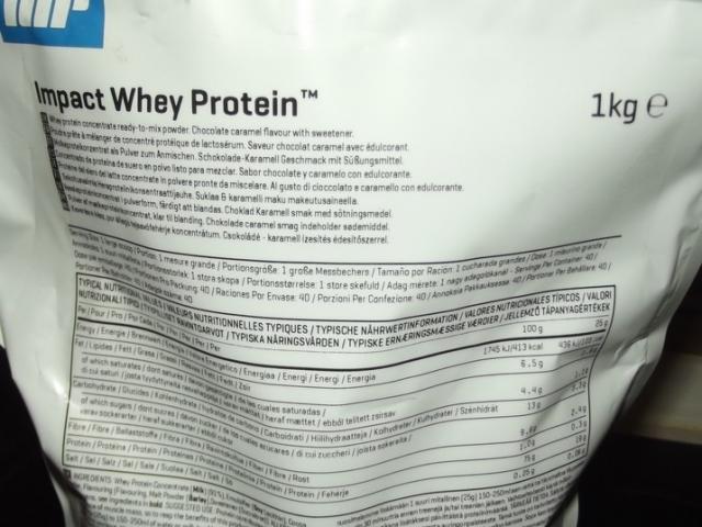 Impact Whey Protein Schoko-Karamell  | Hochgeladen von: Sloompie
