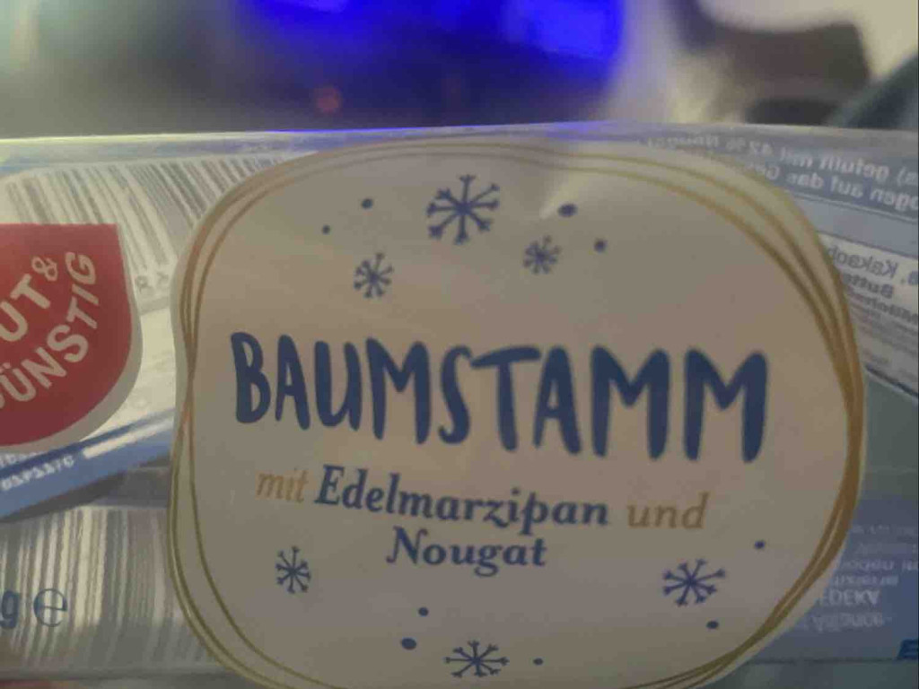 Baumstamm, mit Edelmarzipan und Nougat von balu5 | Hochgeladen von: balu5