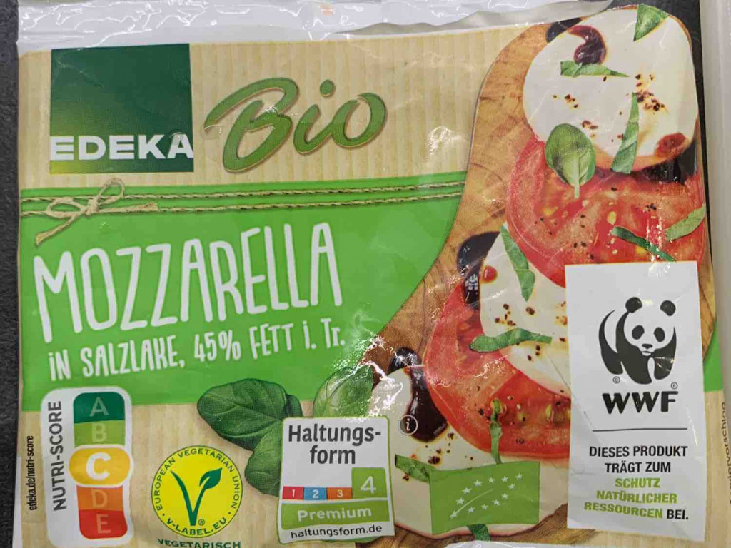 Edeka Bio Mozzarella, in Salzlake, 45% Fett i. Tr. von sabsdallm | Hochgeladen von: sabsdallmann
