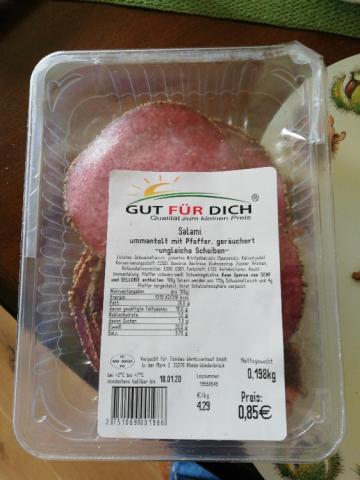 Salami, ummantelt mit Pfeffer, geräuchert von mail938 | Hochgeladen von: mail938