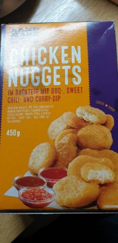 Checken Nuggets, Im Backteig mit BBQ-, SWEET CHILI- UND CURRY DI | Hochgeladen von: Marco9191