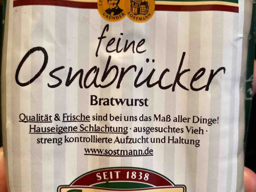 Feine Osnabrücker, Bratwurst von 27239 | Hochgeladen von: 27239