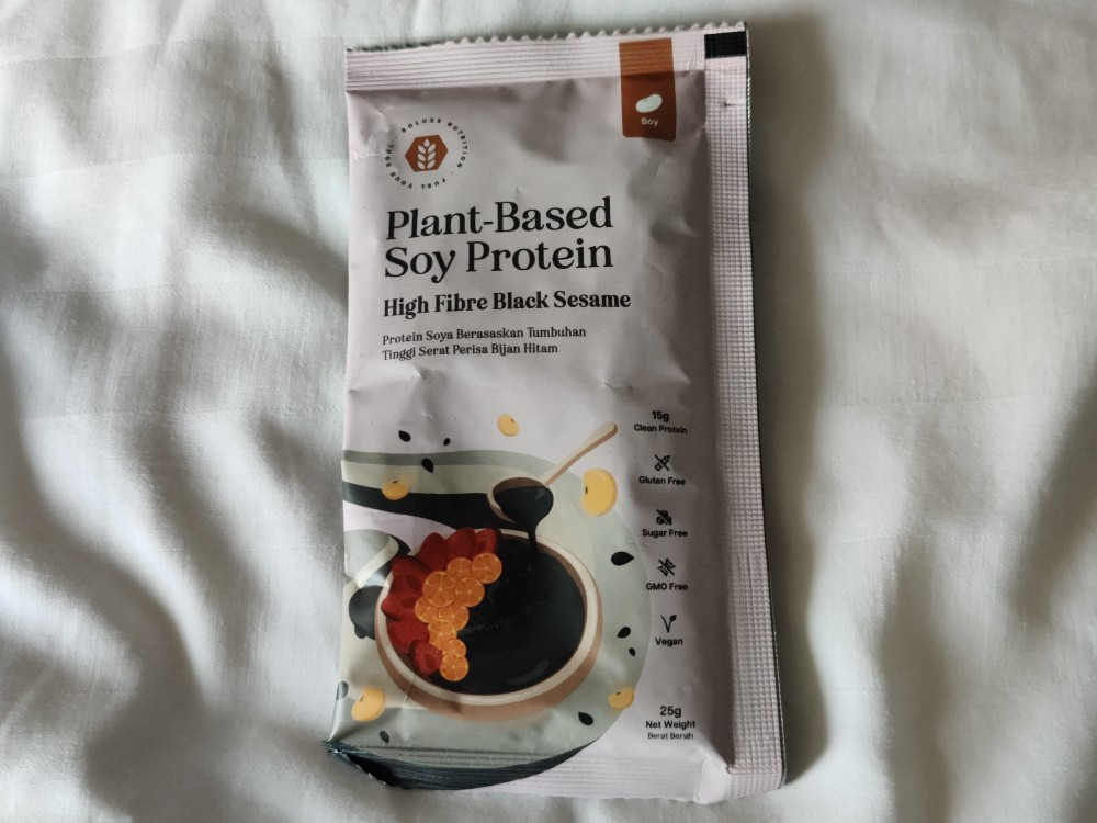 Plant-Based Soy Protein, High Fiber Black Sesame von flatcap | Hochgeladen von: flatcap