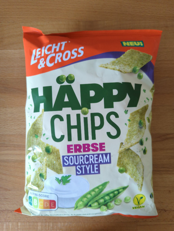 Häppy Chips Erbse, Sourcream Style von juleddorf | Hochgeladen von: juleddorf
