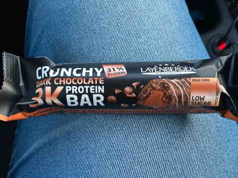 3K Protein Bar Crunchy, Dark Chocolate von Ollewa | Hochgeladen von: Ollewa