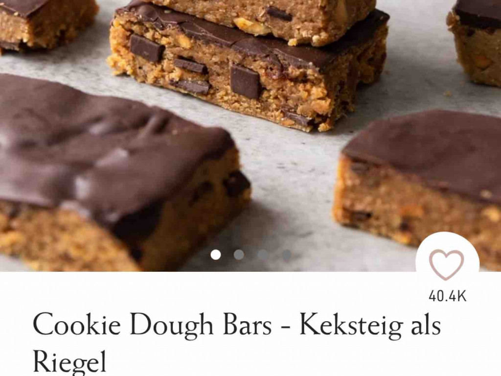 Cookie dough bars (Pamela Reif), vegan von 121314 | Hochgeladen von: 121314
