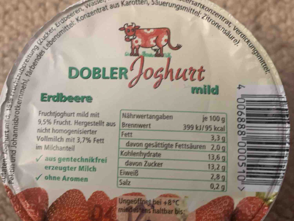 Joghurt mild Erdbeere, Fruchtjoghurt von mattonline | Hochgeladen von: mattonline