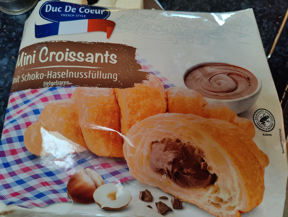 Mini Croissants mit Schoko-Hasselnussfüllung Duc de Coeur, Schok | Hochgeladen von: nollech111