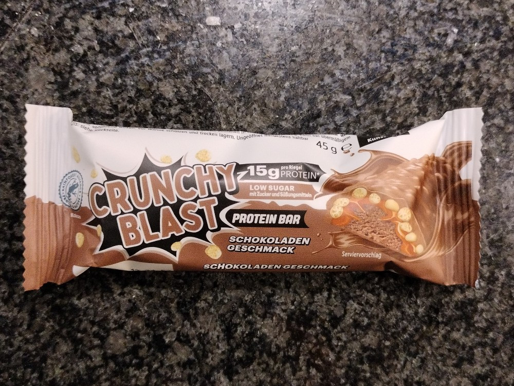 CRUNCHY BLAST Protein Bar, Schokoladen Geschmack von Christina19 | Hochgeladen von: Christina1986