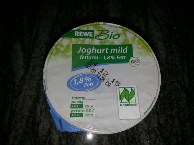Bio Joghurt mild, 1,8 % Fett | Hochgeladen von: Misio