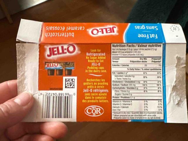 Jell-O butterscotch, Fat free, aspartame von aarde12771 | Hochgeladen von: aarde12771