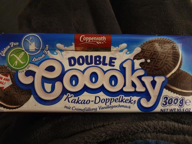Double Coooky, Kakao-Doppelkeks mit Vanille-Cremefüllung von Dra | Hochgeladen von: Dranbleiben