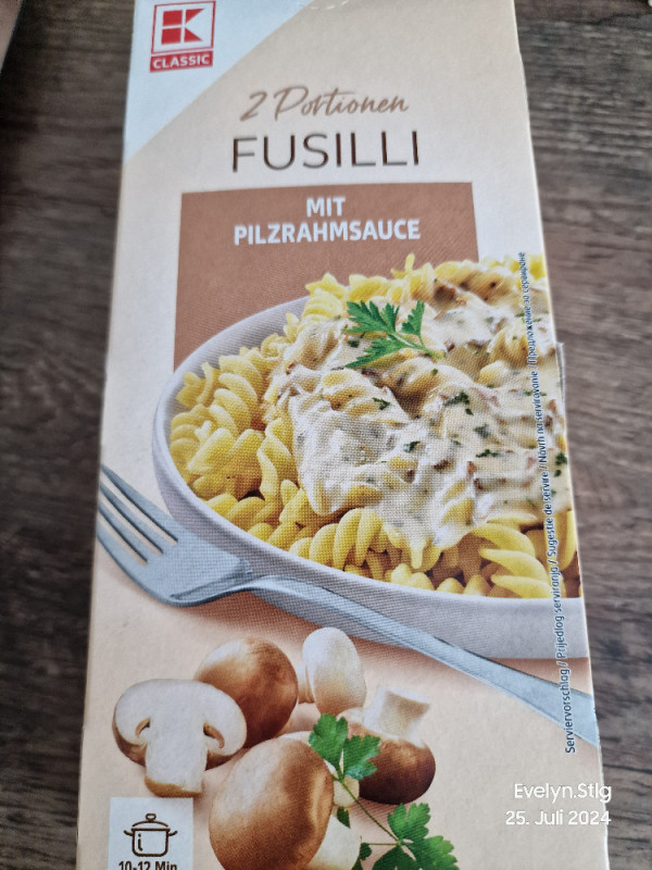 Fusilli, mit Pilzrahmsauce von Evelyn.Stlg | Hochgeladen von: Evelyn.Stlg