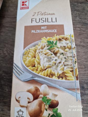 Fusilli, mit Pilzrahmsauce von Evelyn.Stlg | Hochgeladen von: Evelyn.Stlg