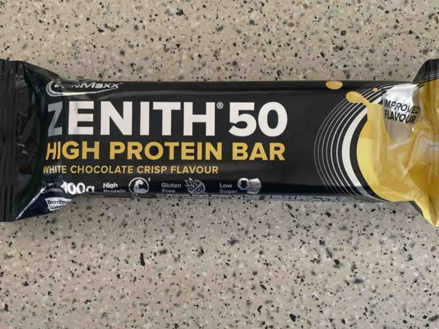 Zenith High Protein Bar White Chocolate by Barya | Hochgeladen von: Barya