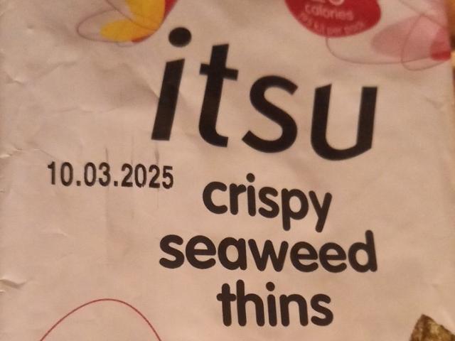 crispy seaweed thins, Sea salt by vl4519 | Uploaded by: vl4519