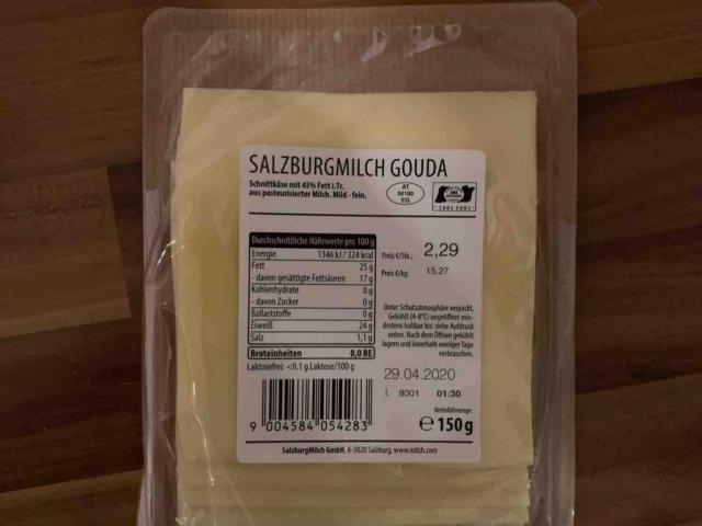 Salzburgermilch Gouda, mit 45% Fett i.Tr. von miha06 | Hochgeladen von: miha06