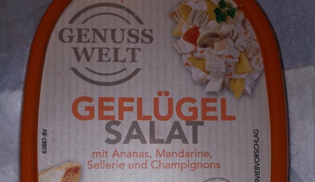 Geflügelsalat, Genusswelt, Ananas, Mandarine, Sellerie und Champ | Hochgeladen von: Enomis62