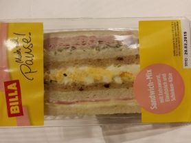Sandwich mit Extrawurst, Frischkäse und Essiggurke / Schinke | Hochgeladen von: michhof
