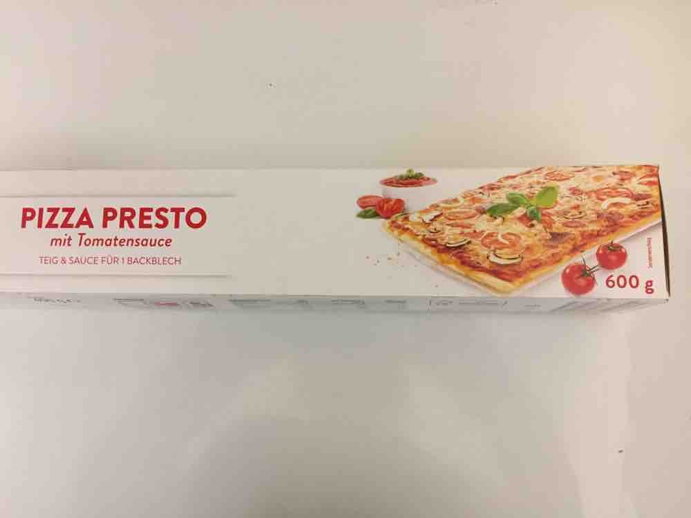 Pizza Presto, mit Tomatensauce (Teig & Sauce für 1 Blech) vo | Hochgeladen von: liebe70
