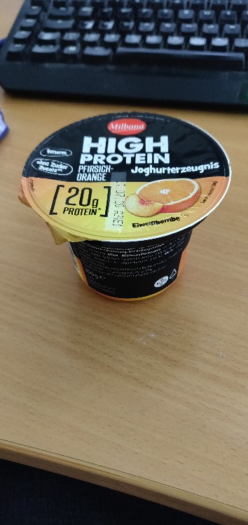 High Protein  Pfirsich-Orange, Joghurterzeugnis von JanGret | Hochgeladen von: JanGret