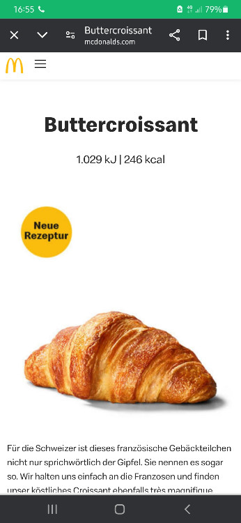 Buttercroissant von Annette | Hochgeladen von: Annette